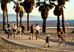 Catch a wave, get some rays, and hit the boardwalk in Santa Monica