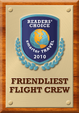 Friendliest Flight Attendants and Crew (Domestic Airline)
