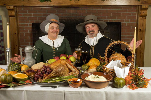 Dine with Pilgrims at Plimoth Plantation, Plymouth, Massachusetts