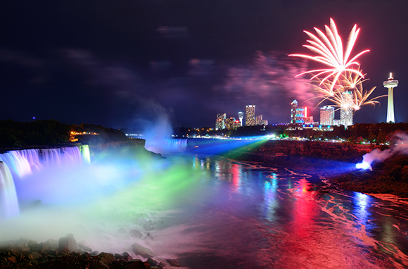 Niagara Falls, New York And Ontario