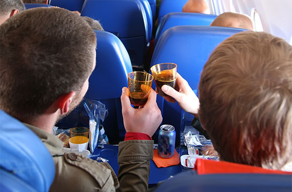You Get Drunk More Quickly on a Plane