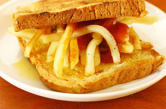 It's a sandwich with a french-fry filling!