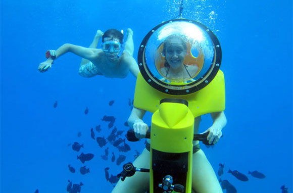 Scooter Cruiser Underwater Experience, Mauritius