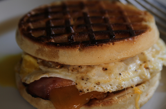 Make a Waffle Breakfast Sandwich (or Taco!)