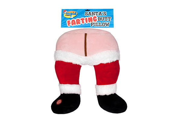 Santa's Farting Butt Travel Neck Pillow