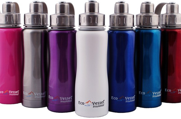 Eco Vessel Boulder Triple-Insulated Stainless Steel Water Bottle