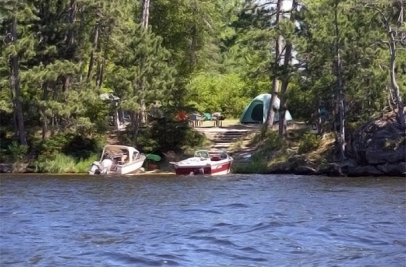 Boat-In Camping, Voyageurs National Park, Minnesota
