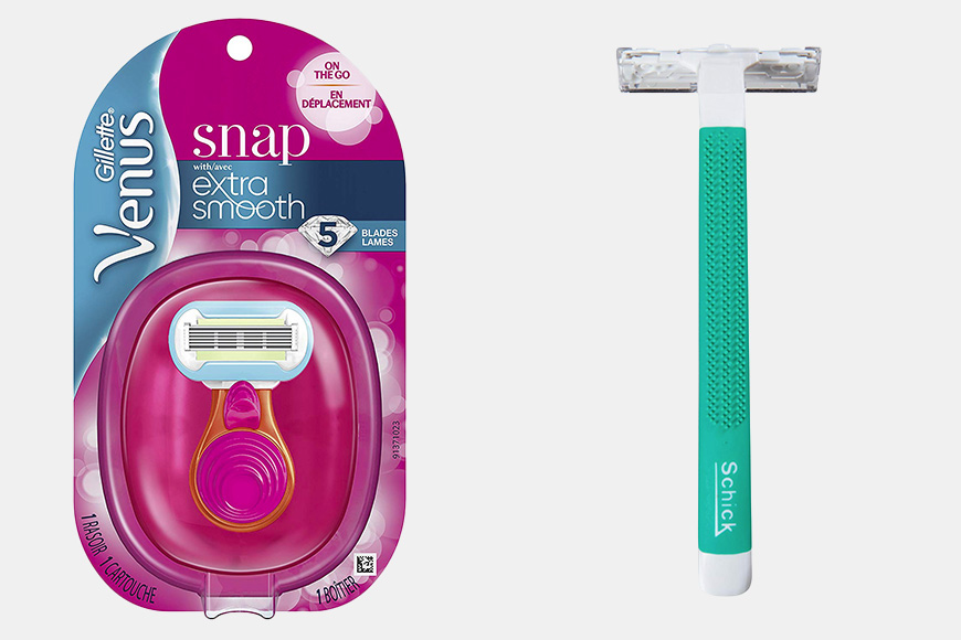Razors for travel products