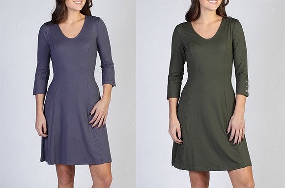 ExOfficio Women's 3/4 Sleeve Wanderlux Dress