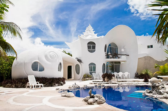 The Seashell House, Isla Mujeres, Mexico