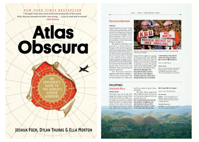 travel gifts $21 Atlas Obscura: An Explorer's Guide to the World's Hidden Wonders