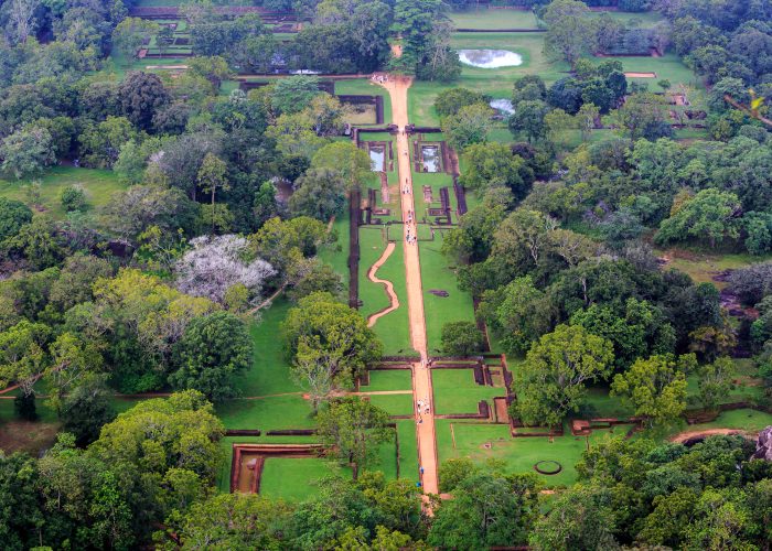 Sri Lanka Sigiriya gardens