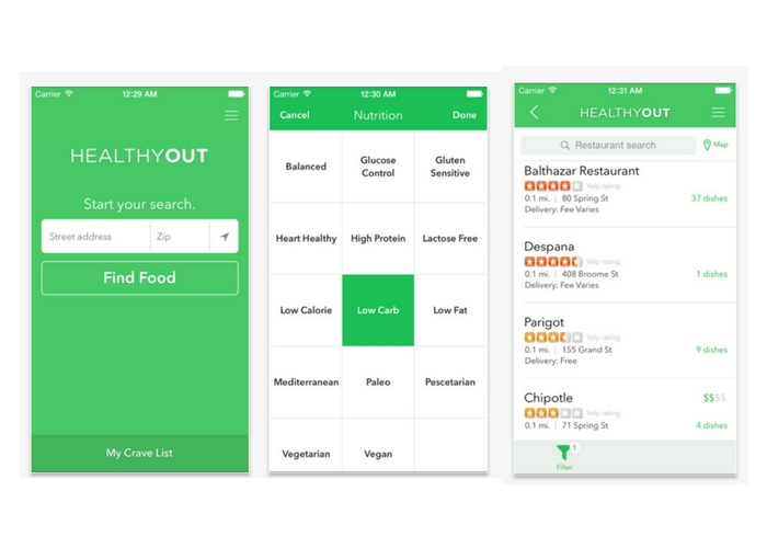 best health apps dining out