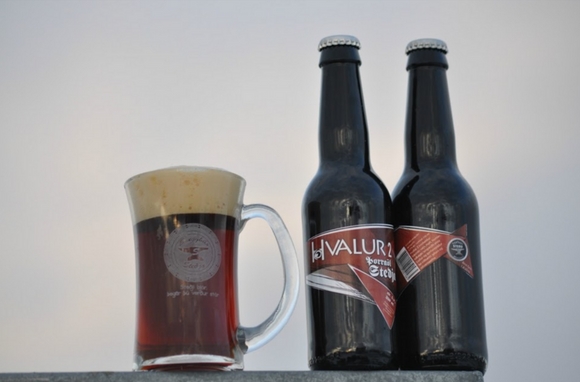 Hvalur (Dung Smoked Whale Testicle Beer)