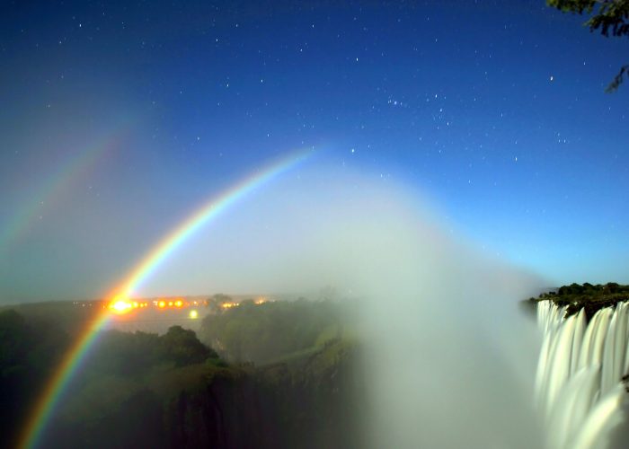 Moonbows at Victoria Falls