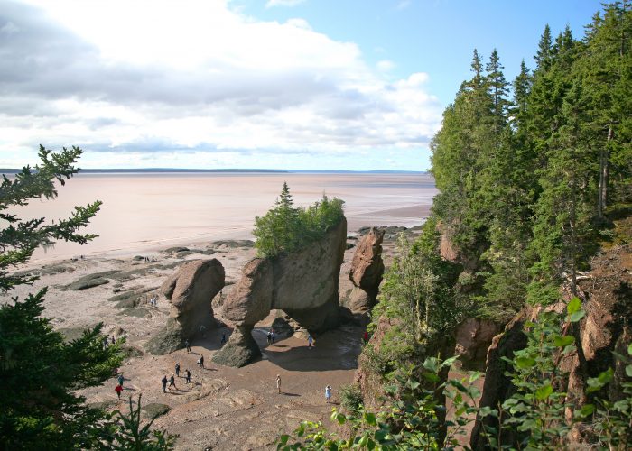Bay of Fundy in New Brunswick, Canada