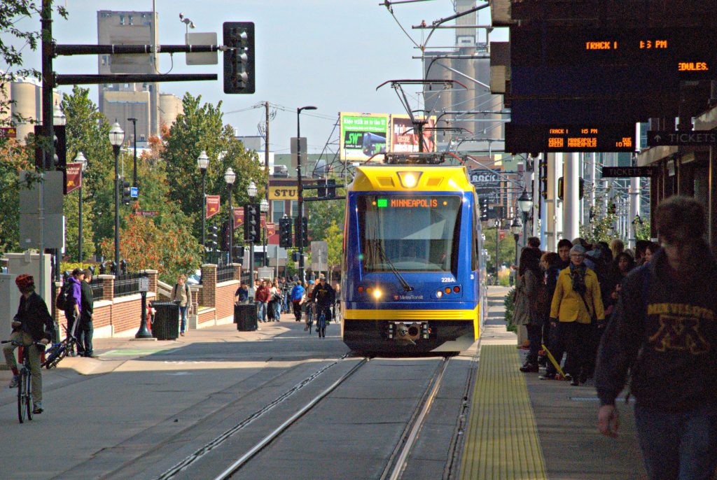 Minneapolis people tram
