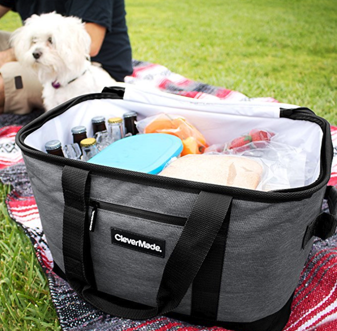 CleverMade-SnapBasket-Collapsible-Beach-Cooler