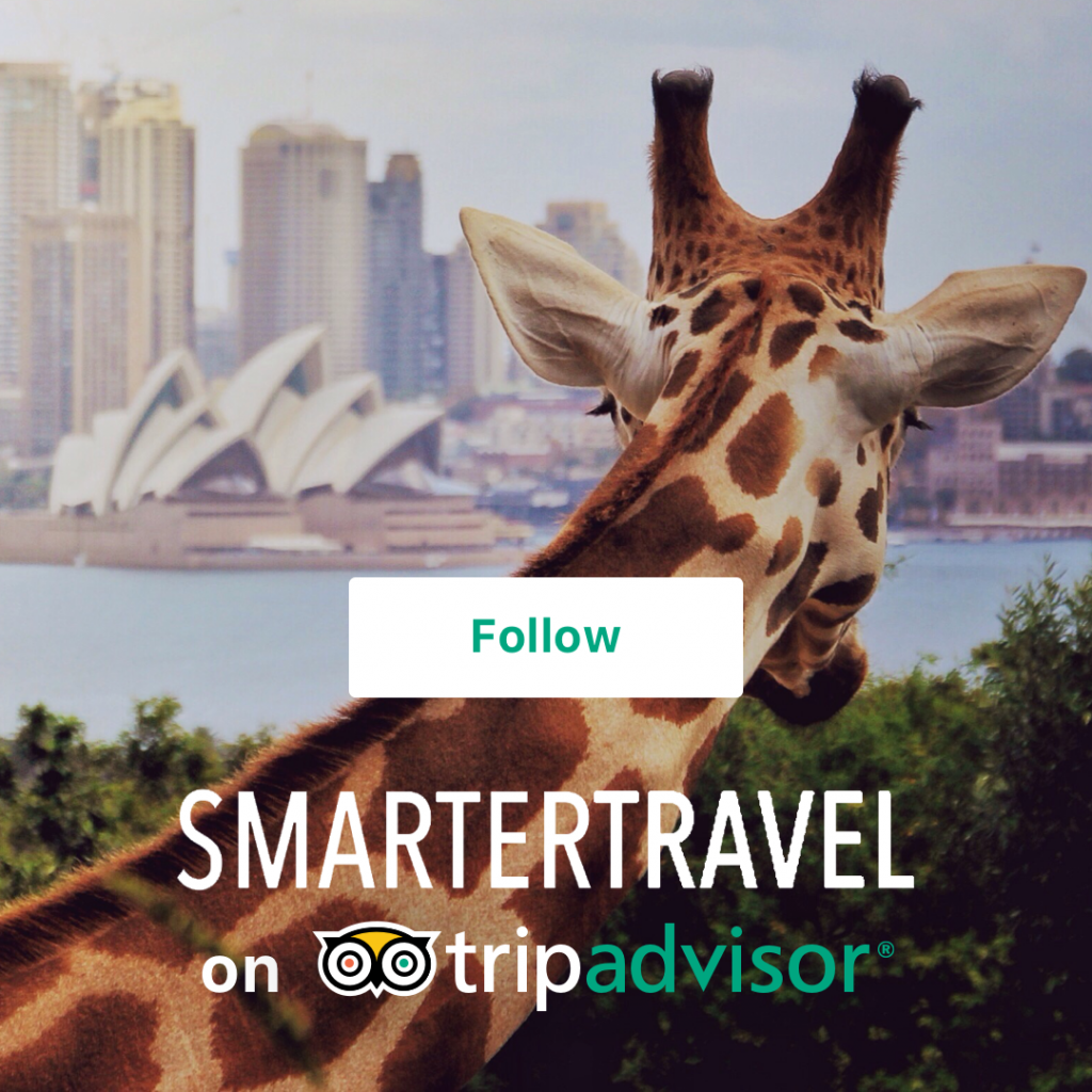 Follow smartertravel on the new tripadvisor