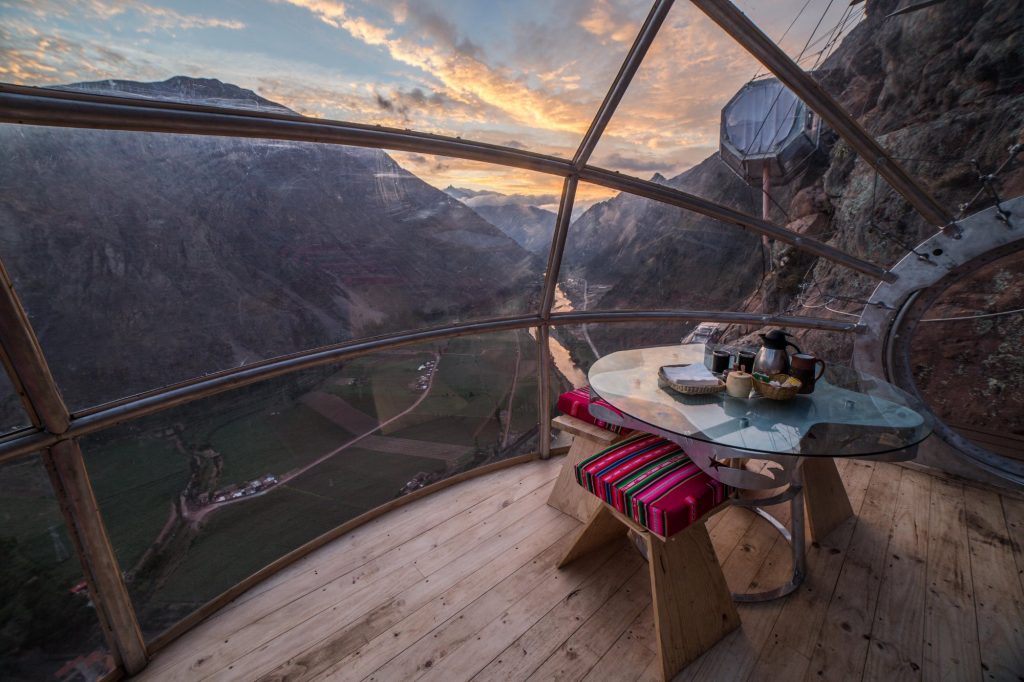 Skylodge adventure suites, a mountain hotel in peru's sacred valley