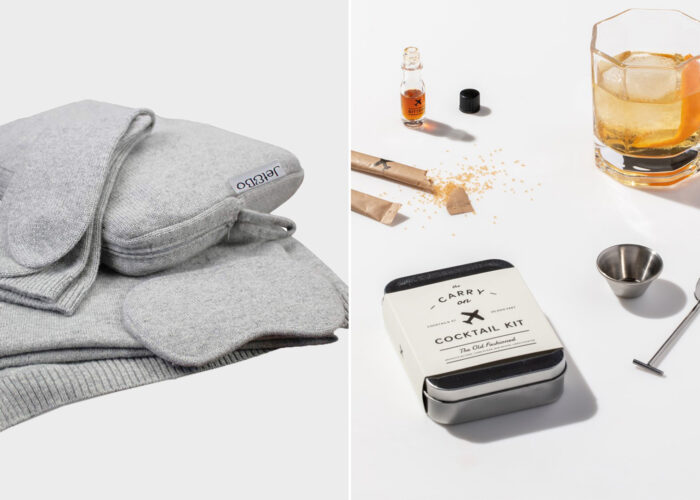 et&Bo 100% Pure Cashmere Travel Set: \ The Old Fashionedcocktail kit