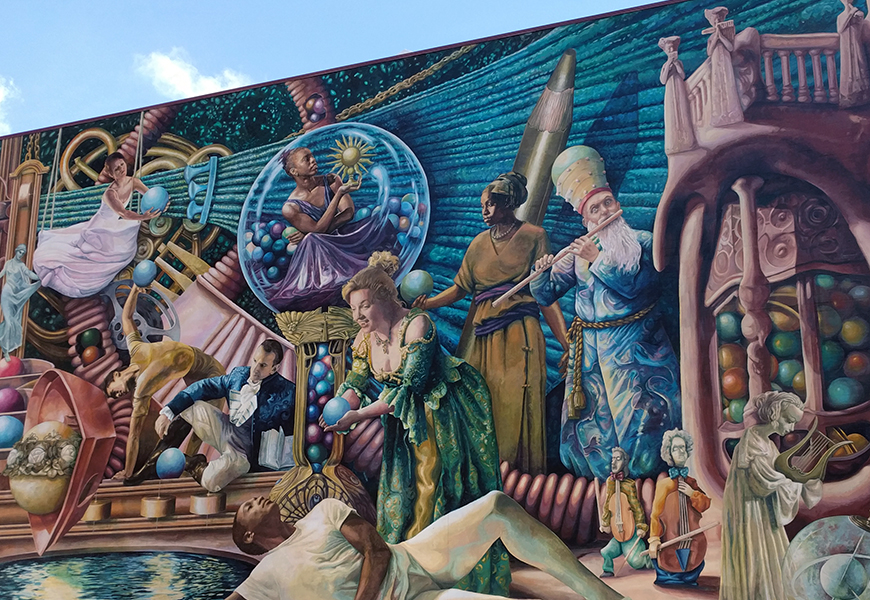 philadelphia muses mural