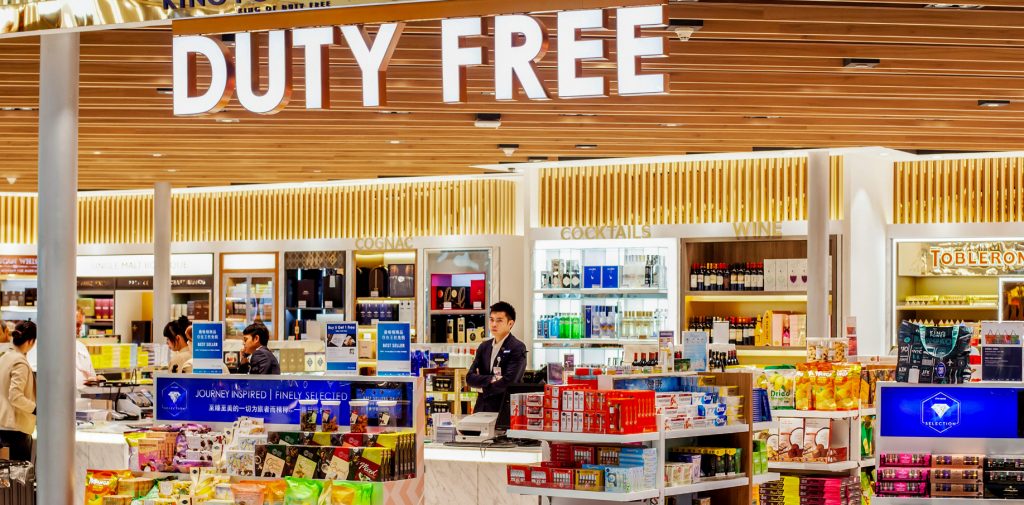 Duty free shop airport