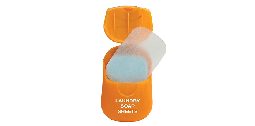 Travelon laundry soap sheets