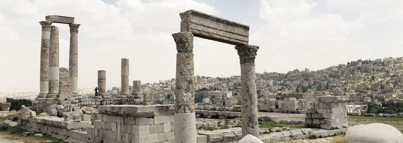 Citadel of Amman solo female travel.