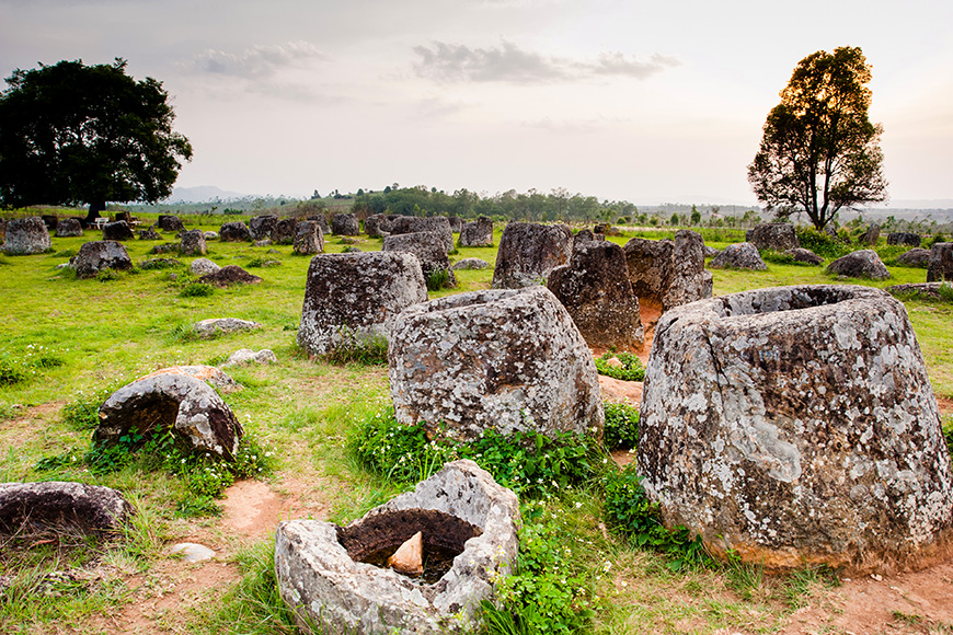 Megalithic jar sites in xiengkhuang – plain of jars