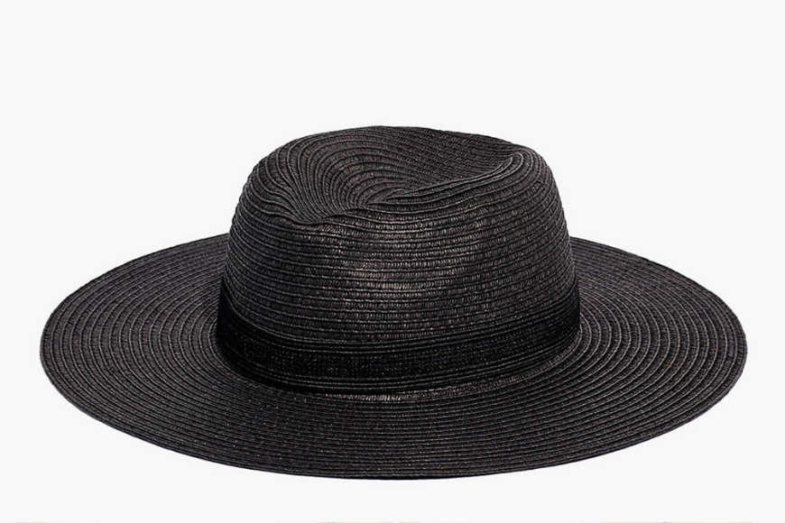 Madewell packable mesa straw hat.