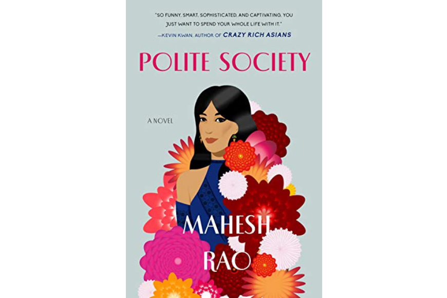 Polite society book cover by mahesh rao.