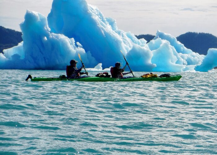 Sea kayaking in Valdez Alaska