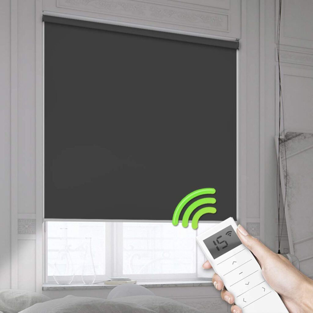 Remote control blackout blinds