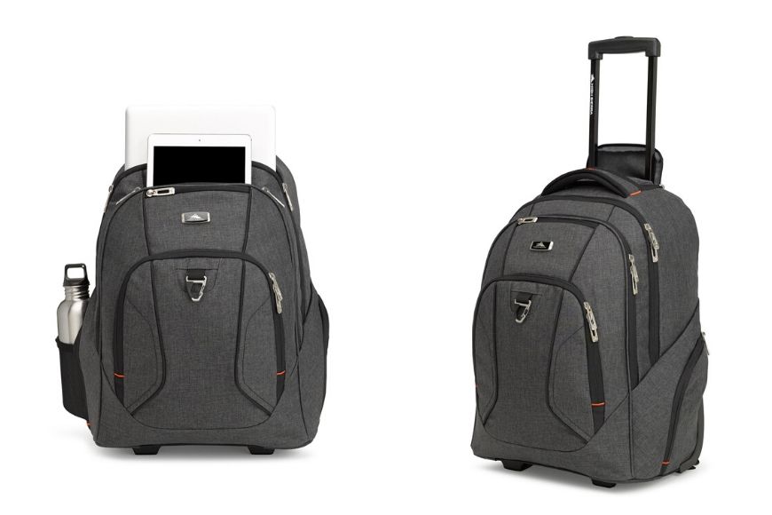 High sierra endeavor business wheeled backpack.
