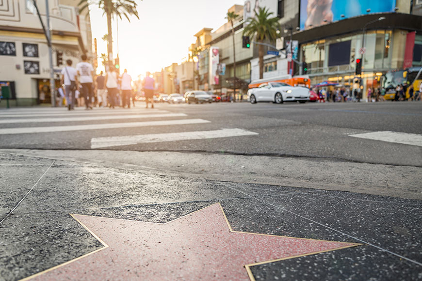 hollywood walk of fame star los angeles.