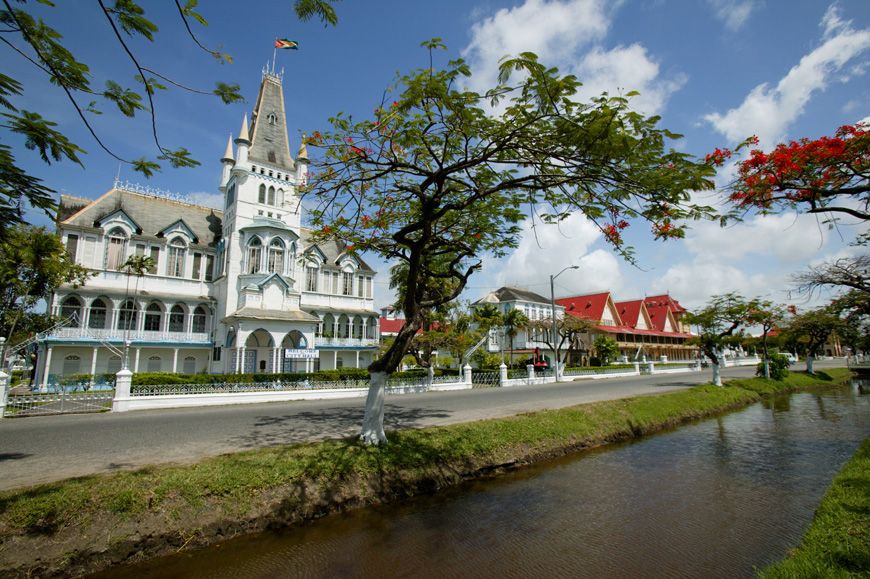 View of City Hall, Georgetown, Guyana