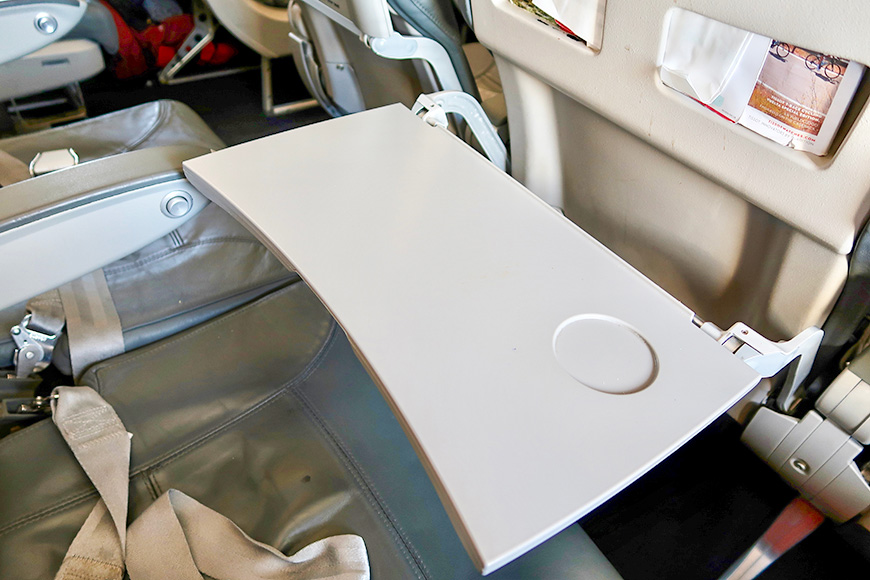 airplane seat tray table