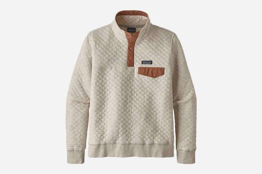 Patagonia Organic Cotton Quilt Snap-T Pullover Sweatshirt - Women's.