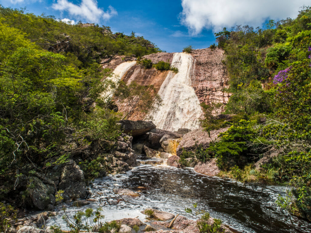 Conceicao dos Gatos Waterfall Chapada Diamantina Bahia Brazil