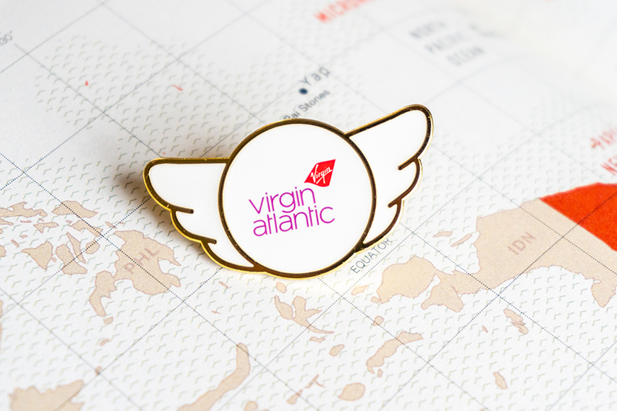 Virgin Atlantic Airline Wing pin.