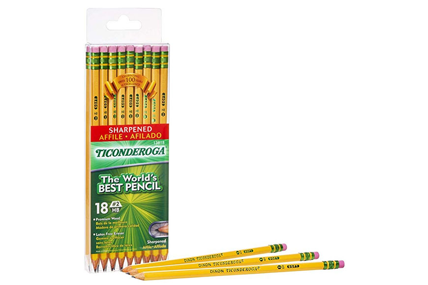 Ticonderoga pencils.