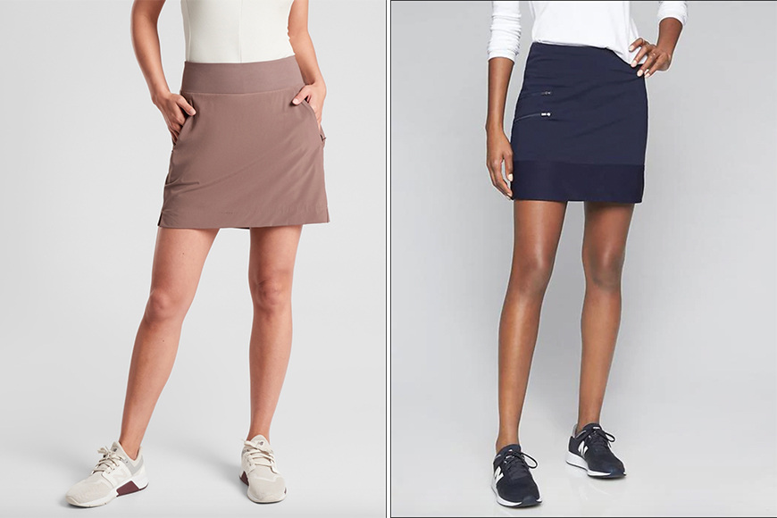 work from home outfit athleta skirts.