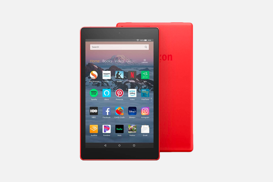 Fire HD 8 Tablet (8" HD Display, 16 GB) - Red.