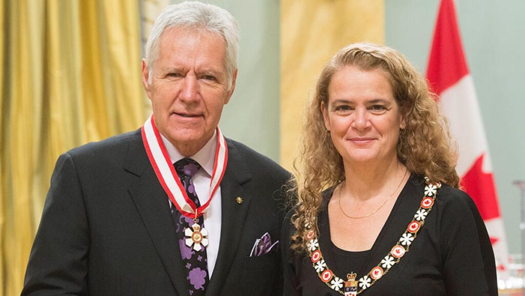 Alex Trebek receives Order of Canada