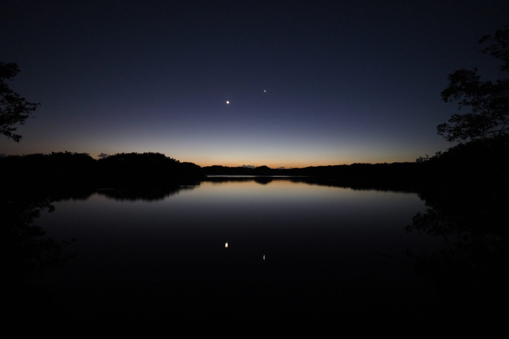 Everglades national park at night
