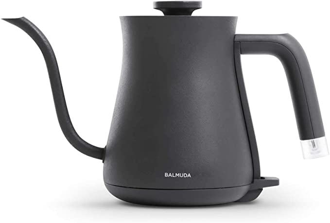 Black electric tea kettle