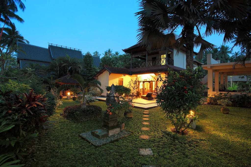 The exterior of a vacation rental home in Bali, Indonesia