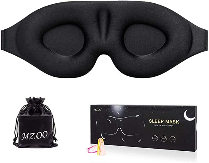 MZOO Sleep Eye Mask and carrying case
