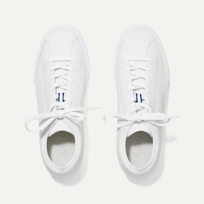 Rothy’s The Lace Up white sneakers